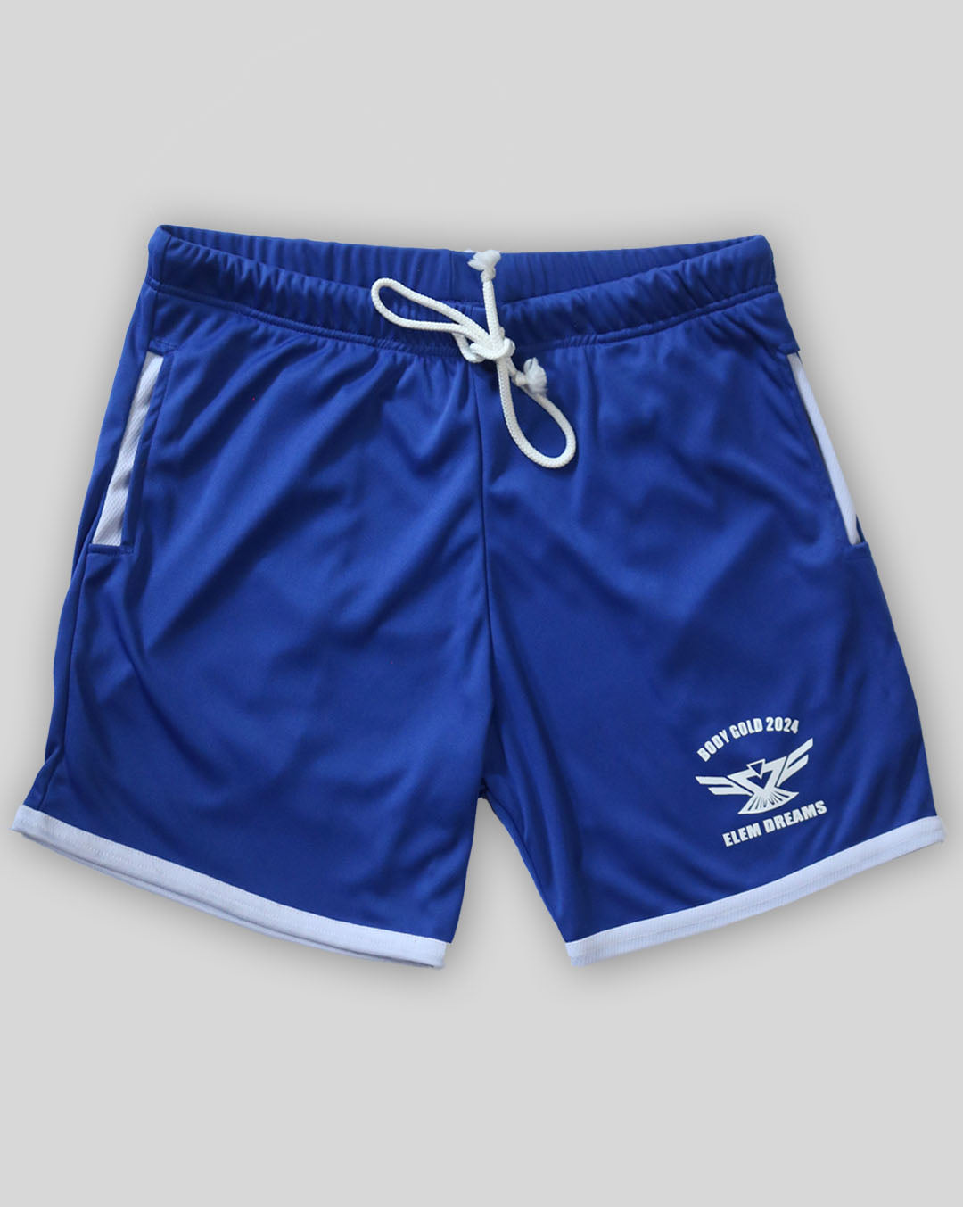 Short skiny Body Gold Azul