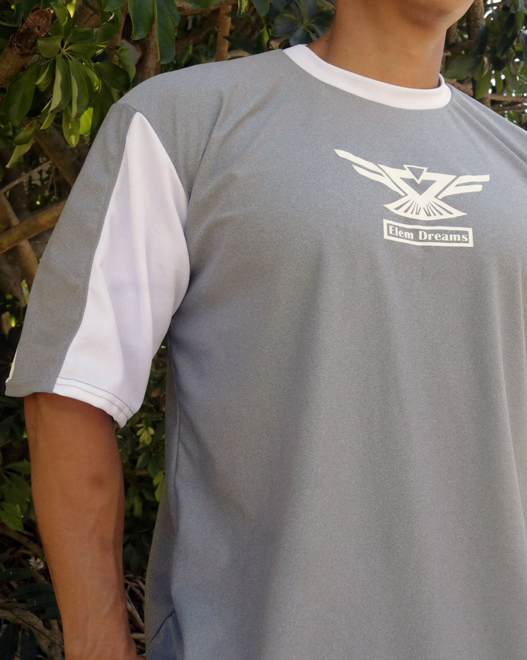 T-shirt Nature OverSize Gris claro