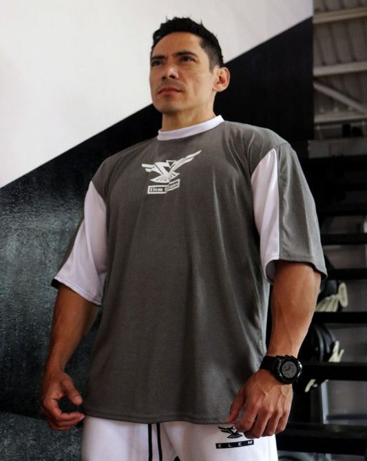 T-shirt Nature OverSize Gris