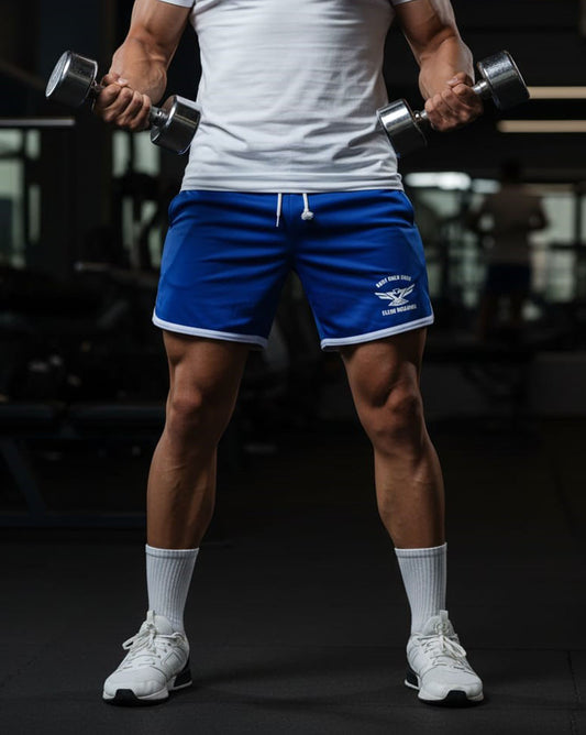 Short skiny Body Gold Azul