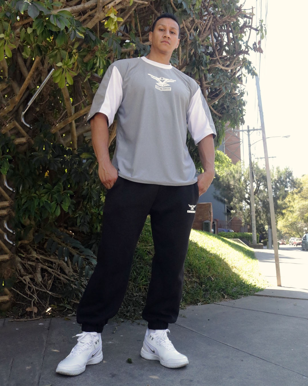 T-shirt Nature OverSize Gris claro