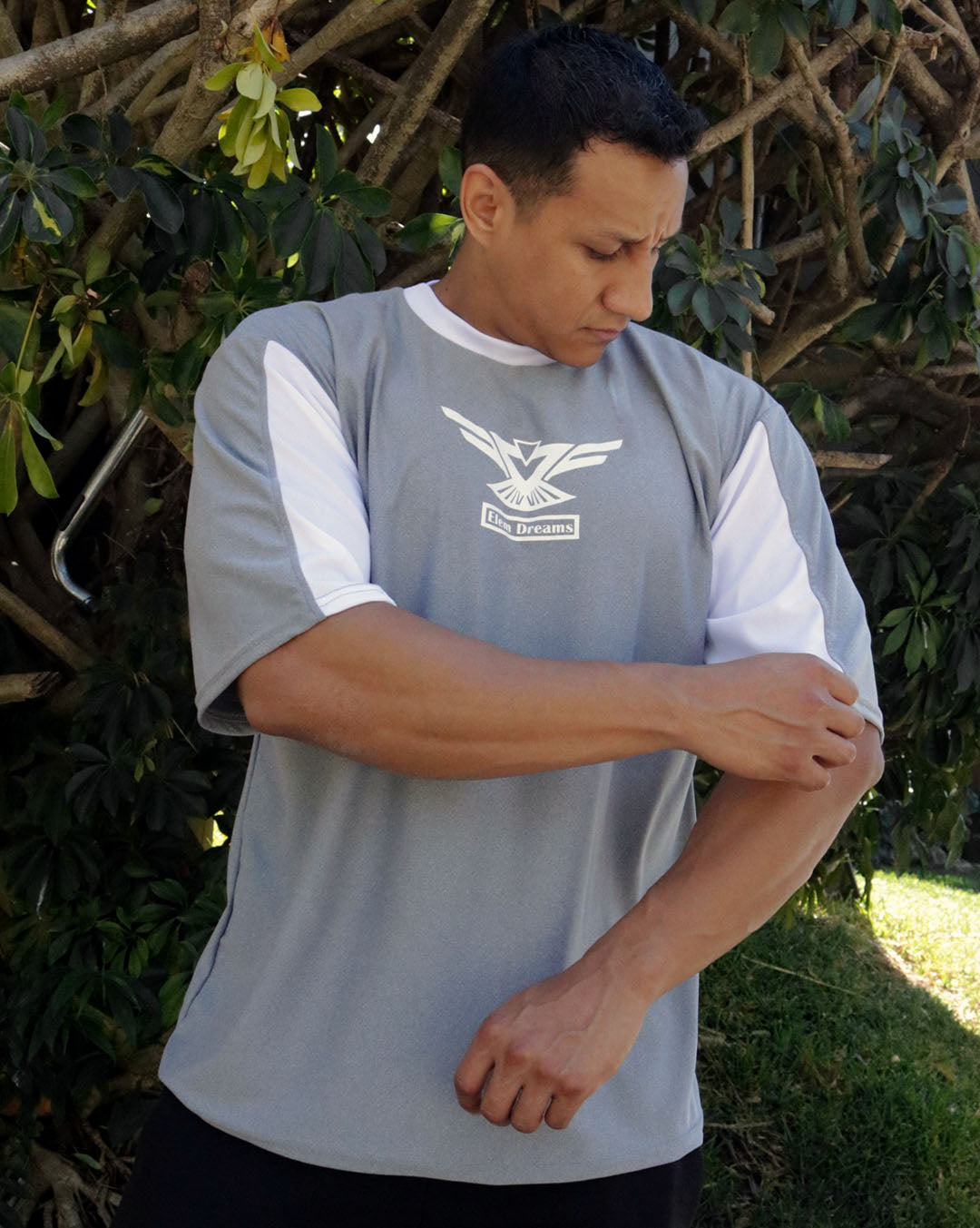 T-shirt Nature OverSize Gris claro